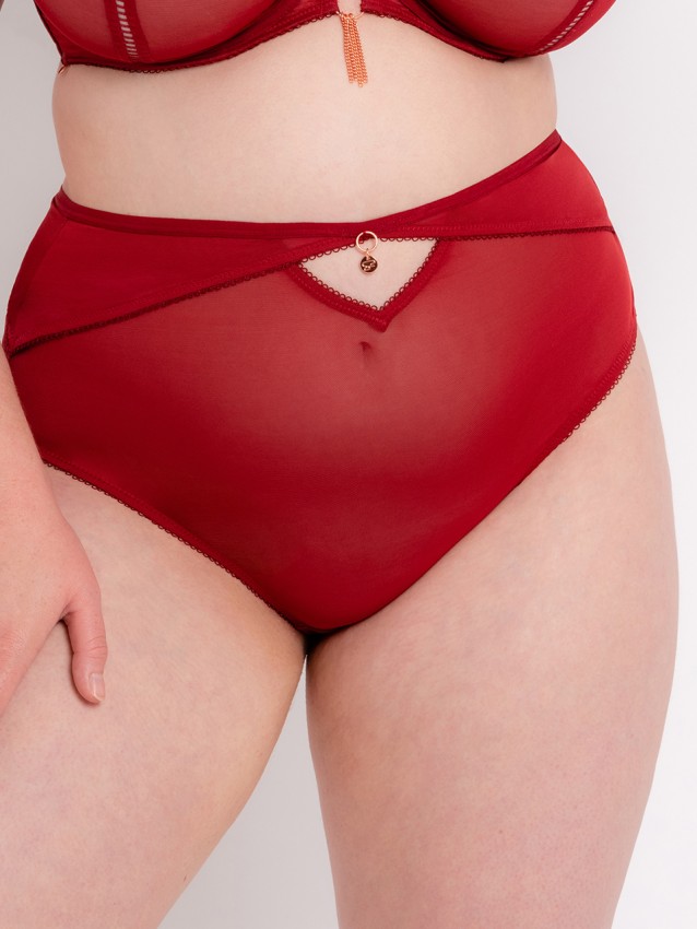 Unchained High Waist Brief - Rot