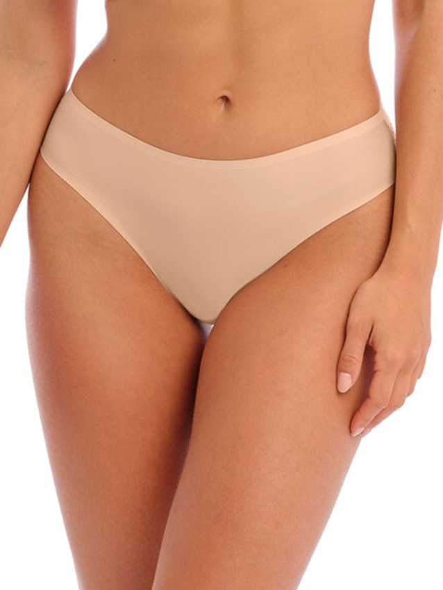 Lace Ease Invisible Stretch Thong - Beige