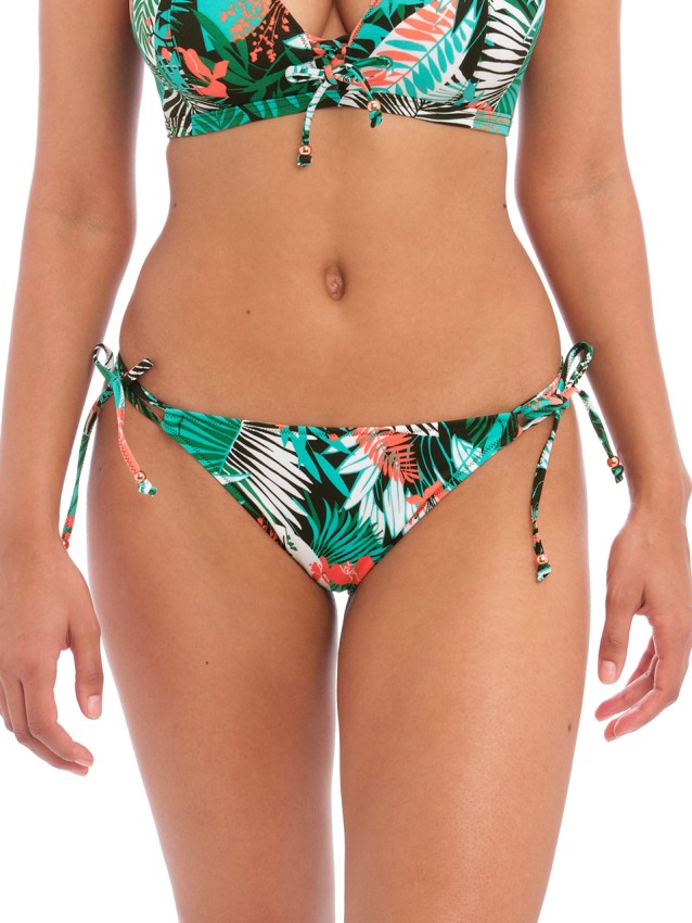 Honolua Bay Tie Side Bikini Brief - gemustert